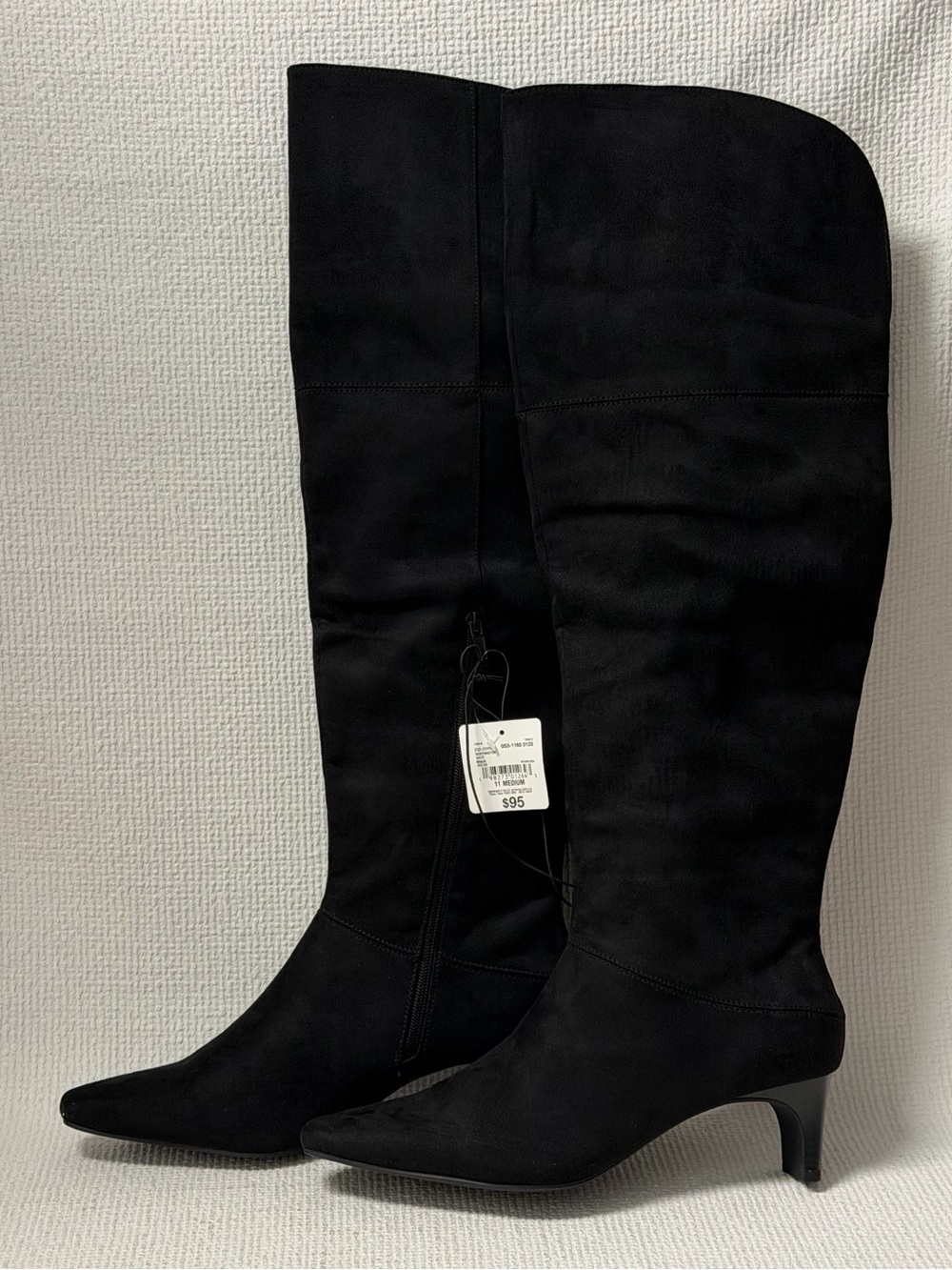 Worthington Palmetto Faux Suede
Over the Knee Black High Boots
Size 11M *NIB*